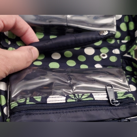 Vera Bradley Lucky You Black Floral Women's Cosmetics Travel Bag. NWT - Picture 6 of 10